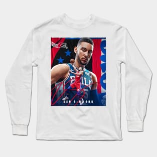 Ben Simmons Philadelphia Sports Art Long Sleeve T-Shirt